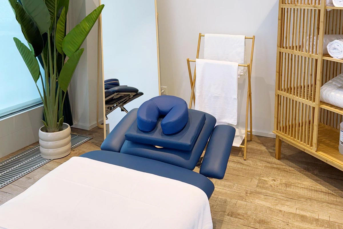 Blick in den Massageraum